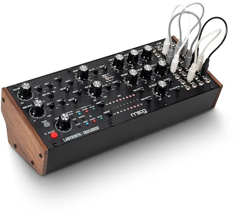 MOOG Labyrinth - Semi-Modular Parallel Generative Analog Synthesizer with Dual Sequencer, Dual Oscillators, VC Wavefolder, VC Filter, Patch Bay