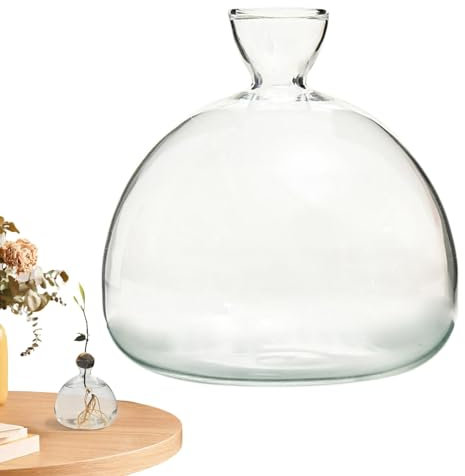 Avocado Vase - Glass Plant Vase, Avocado Growing Vase | Avocado Tree Growing Kit Elegant Vase Planter Hydroponic Vase, Clear Design Glass Heat Resistant Vase Planter for Indoor Outdoor