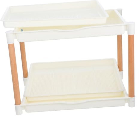 OFFSCH Vassoio di Partenza Germinazione di Microgreens Contenitore Semina Senza Vassoio Multifunzionale per Germogli Doppio per Piante E Semi