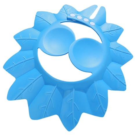 Tuxxjzm Bonnet de bain pour bébé, visière de shampooing de bain, visière de sécurité réglable, imperméable, doux, accessoires pour filles et garçons