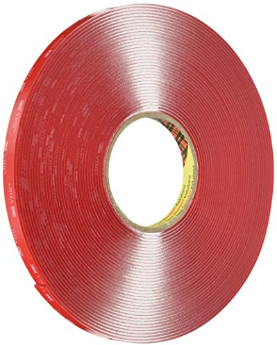 3M Ruban mousse adhésif double face acrylique VHB 4918 F, Transparent, 12 mm x 16,5 m