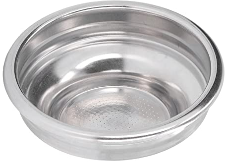 KIMISS 1 Tasse Filtre Panier Filtre Sauge 1 Tasse Simple Paroi 58 Mm en Acier Inoxydable 304 Porte-Filtre Filtre 1 Tasse en Acier Inoxydable café Filtre Panier Poreux Filtre Panier pour