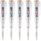 5Pcs LED Spannung Test Stift Elektrische Tester Stift Multi Funktionale Haushalt Tasche Strom Schaltung Detektor