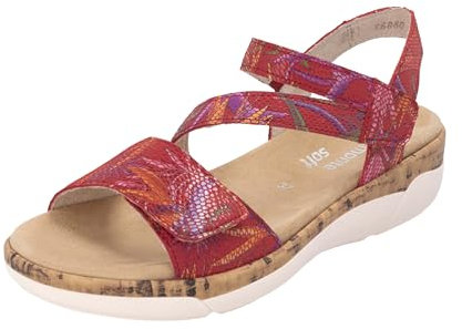 Remonte Damen R6860 Riemchensandalen, Mehrfarbig, 43 EU