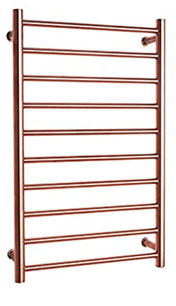 WUBYING Radiator Central Heating Ladder,Towel Rail Radiator,Towel Rail Radiator Central Heating Ladder Rad Bathroom Flat Panel HeatedTowel Rail Ladder Radiator Central (Rose Gold-Hardwired