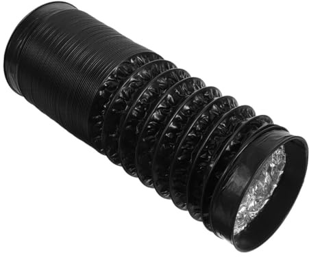 Warmhm Tubo Flessibile in Alluminio per Sfiato Asciugatrice Condotto di Ventilazione Flessibile Tubo di Scarico Portatile Protezione del Condotto per Riscaldamento e Raffreddamento