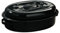 Premier Housewares Oval Casserole Dish - 42 cm, Black Speckled