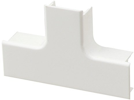 Dérivation en T à plat pour moulure DLPlus 32x12,5mm - blanc