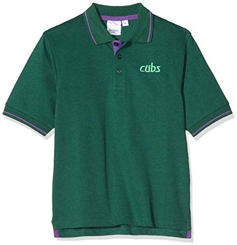 Cub Boy's Cub Scout Polo Shirt, Bottle, 34 UK