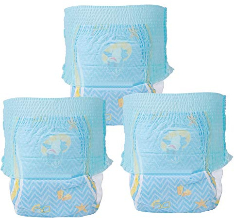 3 blöjor baby badblöja, vattentät, tvättbar, återanvändbar blöja, babyblöjor, simlektion, babyblöjor för simlektion och babydusch(L)