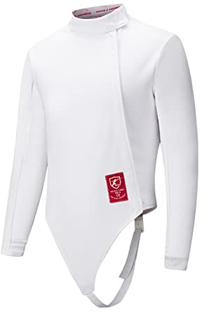 Fechtjacke für Kinder und Erwachsene, Stichfester Stoff-Fechtanzug, CE-zertifizierter 350N-Schutzanzug für Fechtausrüstung