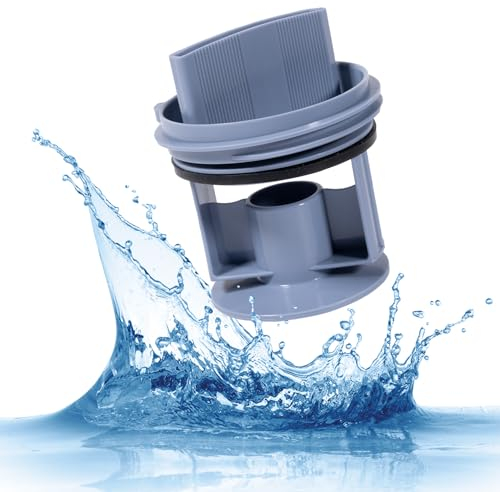Filtre à peluches pour machine à laver, machine à laver, pompe d'écoulement, joint de vidange compatible avec Siemens Bosch WM1095/1065 WD7205