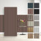HEXIM Akustikpaneele 138,5x60cm - flexible Lamellenwand Holz MDF Wandpaneele Lamellenverkleidung Wandverkleidung Innendekoration schalldämmend (1 Paneel / 0,83 m² Mauve - APH03)