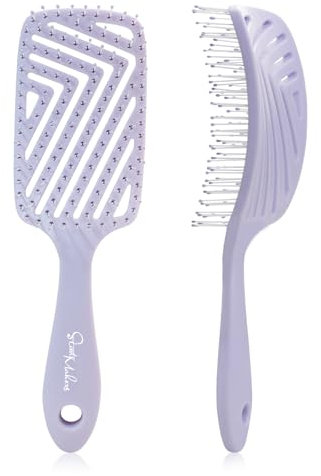 Spazzola per Capelli, Start Makers Spazzola Capelli Districanti per Donne, Uomo e Bambini, Riduce la Trazione Spazzola Districante per Capelli Ricci, Lisci, Hair Brush Ventilata per Umidi e Asciutti