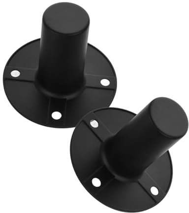 Tofficu 2 Piezas Base De Soporte Para Altavoz De Escenario Interior Accesorio Para Altavoz Pedestal Soporte Metálico Diy