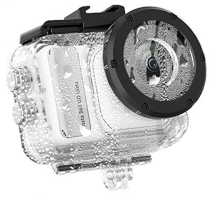 Honbobo Dykfodral för Insta360 GO Ultra vattentätt fodral 50M undervattensfodral skyddande fodral skyddande hölje skal tillbehör för Insta360 GO Ultra Action Pod