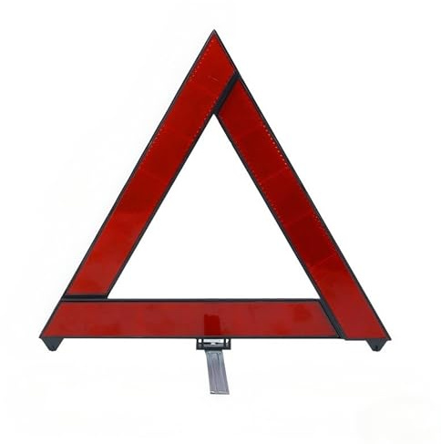 2PCS Triangle De Signalisation Voiture, Trépied d'avertissement Réfléchissant Pliable, Adapté pour l'assistance Routière, Les Accidents De La Circulation, Le Stationnement d'urgence, Montage Rapide
