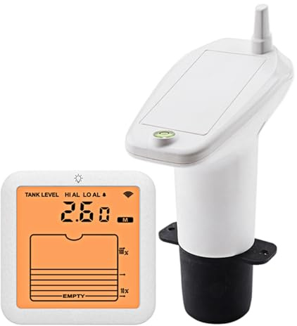 Monitor del livello del serbatoio 'acqua: misurazione dei liquidi ad ultrasuoni, indicatore di livello digitale, visualizzazione della capacità in reale, tecnologia di rilevamento della