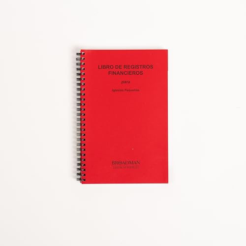 Broadman Church Supplies Libro de Registros Financieros para Iglesias Pequeñas (Finance Record Book for Small Churches)