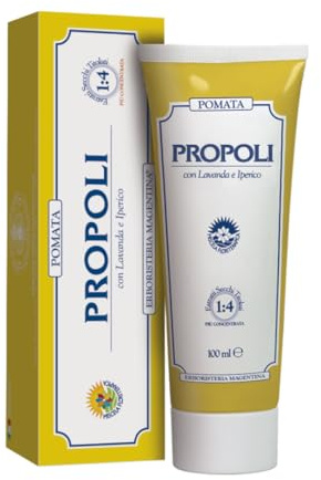 Erboristeria Magentina Propoli Pomata 100 ml - Ottima Pomata Studiata per le Pelli Impure Disagi Cutanei Causati da Irritazioni e Sfregamenti
