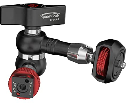 IFOOTAGE Spider Crab Magic Arm LT2-3,5, 5,5 Zoll, Verstellbare Reibungskraft, Gelenkarm mit 1/4 Zoll Gewindeschraube und Kaltschuhhalterung für DSLR-Kamera, Rig/LCD-Monitor, LED-Leuchten