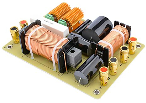 Spactz 2-vägs audio crossover diskanthögtalare crossover professionell frekvensdelare scenfilter för 15 högtalare