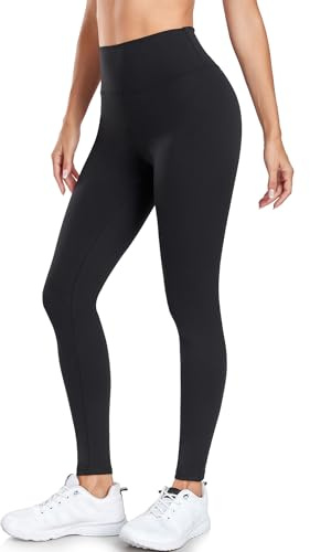 Ymmott Leggins Donna Vita Alta Pantaloni Sportivi Donna Controllo della Pancia Opaco Leggings Palestra per Yoga Fitness Pilates