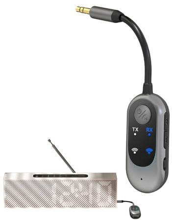 Wireless FM Transmitter – 5.3 Car Adapter With Hands- Calling, USB Fast Charging, And Noise-Cancelling Microphone | High-Fidelity Audio Streaming, LED Display, And Voltage