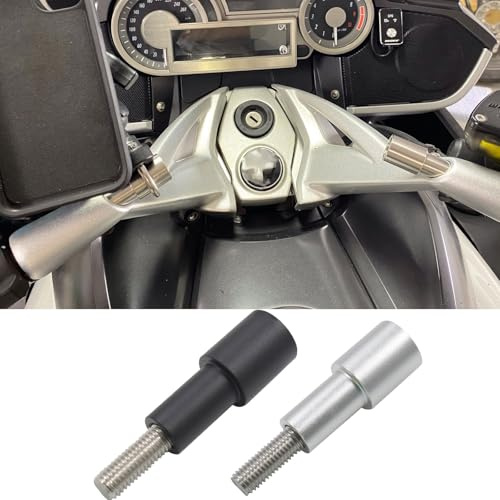 SHINKXMT Soporte De TeléFono para Motocicleta, ExtensióN para Manillar, Soporte para GPS Y NavegacióN, Compatible con B&M&W K1600GT, R1200RE, R1200RT, R1250RS, R1250RT (2017-2020) (Plata)