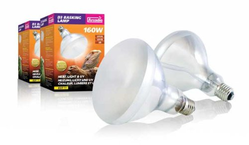 Arcadia D3 UV Basking Lamp, 160W, E27