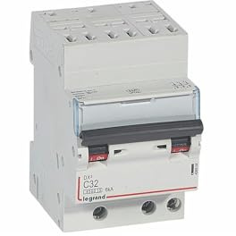 406904 Disjoncteur Triphasé 32a - 3p Courbe C - 4,5/6ka - Automatique Et Vis - Legrand Dx3
