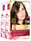 L'Oréal Paris - Excellence Crème - Coloration Permanente Triple Soin 100% Couverture Cheveux Blancs - Nuance 4 Châtain - Lot de 2