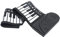 POHOVE Tragbares 49 Tasten, flexibles Roll-Up-Klavier, USB, elektronische Tastatur, Handrollklavier für Anfänger (schwarz)