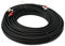 System-S Cavo RCA 2 RCA 20 m maschio a maschio, adattatore AV stereo, colore nero