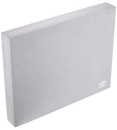 Umbro Balance Pad - Balance Kissen - Fördert Koordination, Kondition, Gleichgewicht und Stabilität - Rutschfest - 48 x 40 x 6CM - Weichschaum - Grau