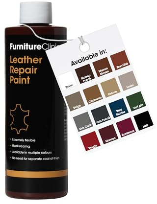 Pintura y tinte para reparación de cuero, colorante autosellante para una reparación rápida y fácil de cuero, adecuado para sofás de cuero, asiento de coche de cuero, zapatos (250ml, Granate)