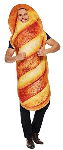 EraSpooky Adult Unisex Loaf of Bread Costume Fancy Dress Cosplay Halloween Party Outfit…