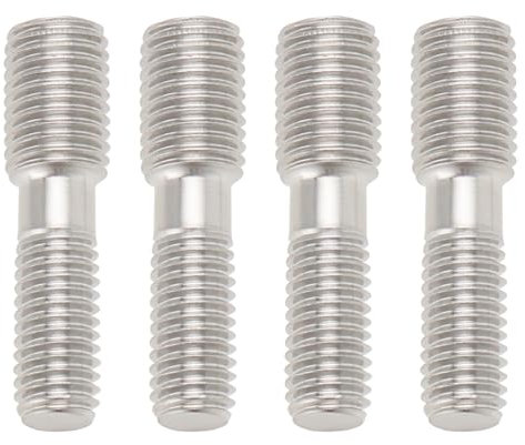 YINETTECH Vis de Réduction M8x1,25 à M10x1,25 4 Pièces Goujon de Collecteur d'échappement Universel en Acier Inoxydable 304 Compatible avec ATU Akros 1997-1998