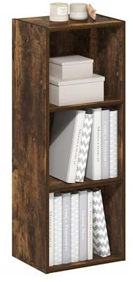 Furinno Luder Libreria a 3 ripiani aperti, Pino Ambrato