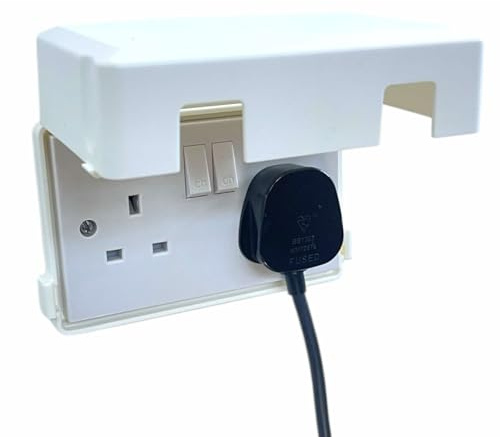Plug Socket Cover UK Child Safety Plug Socket Covers for Standard UK Double Sockets Baby Plug Protectors to Prevent Accidental Unplugging – Socket Protector for Home, Nursery & School