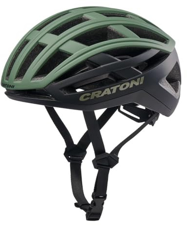 cratoni - C-Airlite – Casco da bicicletta – nero opaco – 52 – 56 cm – ragazzi adulti – MTB BMX City Cross