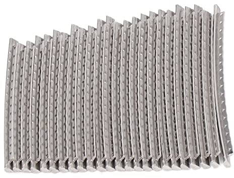 Dilwe 24Pcs Guitar Fret Wire, Stainless Steel Fretwire for Electric Acoustic Bass Guitar, with Clean Sound Quality and Easy String Plucking, Instrument Accessory