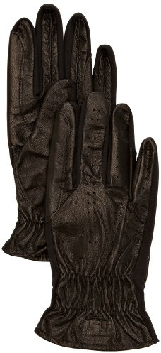 SSG Ladies Leather Pro Show Gloves 8 Black