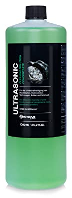 OCTOPUS Limpiador ultrasónico potente, concentrado para uso en limpiador ultrasónico, limpiador de vidrios, limpiador de mecánica y tecnología de impresión 1L (1000ml)
