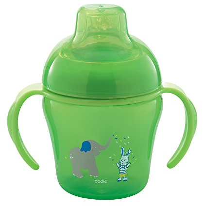 Dodie Lernbecher, +6 Monate, 200 ml, grün