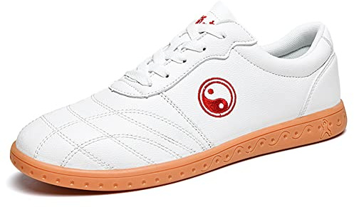 Unisexo Tai Chi Wu Shu Kung Fu Zapatos Respirable Antideslizante Deporte Gimnasio Zapatilla de Deporte para Diario Formación Ejercicio mañanero