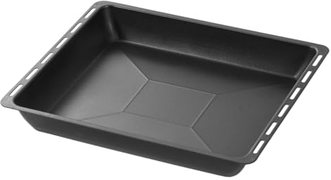 ICQN Backblech mit Antihaftbeschichtung 45.5 x 37.5 x 6 cm, Extra Tiefe Fettpfanne für Backofen und Herd, Passend für Bosch, Siemens, Neff, Constructa, Flavel, Simfer, Non-Stick, 455 x 375 x 60 mm