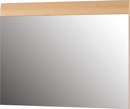 GERMANIA DIE MÖBELMACHER Amazon Marke- Alkove Spiegel, mit MDF-Applikation, 89x63x3 cm (BxHxT) Edelbuche-nb.