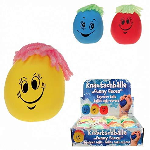 COOLMP Lot de 3 - Balle Anti-Stress patate Mix 6cm