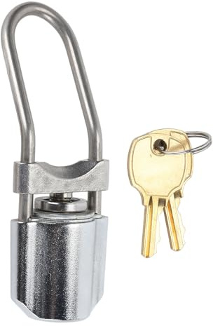 Serrure Robinet Bière Acier Inoxydable avec 2 Clés Verrou Sécurité Antivol pour Fût Pression Brassage Maison Prévention Accès Non Autorisé Fuites